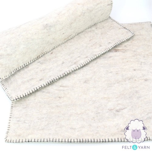Natural Colored Felt Seat Pad