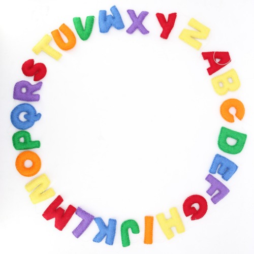 8cm|10cm Bulk Uppercase Felt Stitched Letters