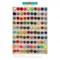 Black Pink Grey Felt Ball Rug