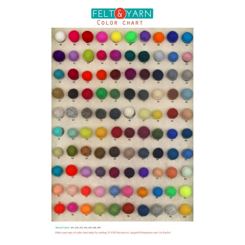 Black Pink Grey Felt Ball Rug