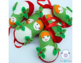 Handmade Felted Babushka...