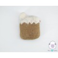 7x6cm Felt Gingerbread House
