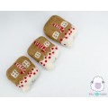 7x6cm Felt Gingerbread House
