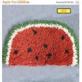 Half-watermelon Felt Shag Rug
