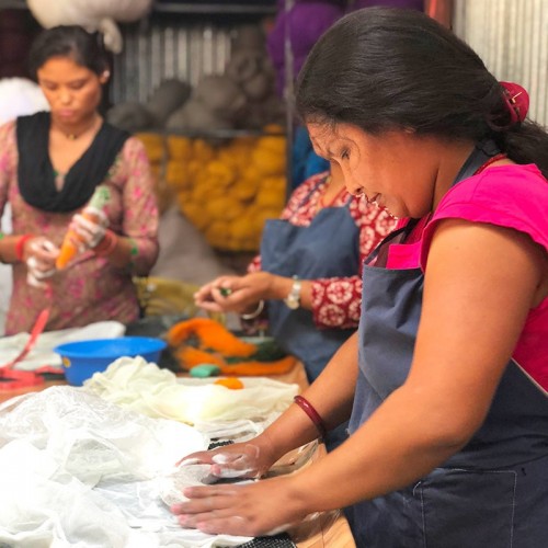 Handmade Pink Petals Felt Flower