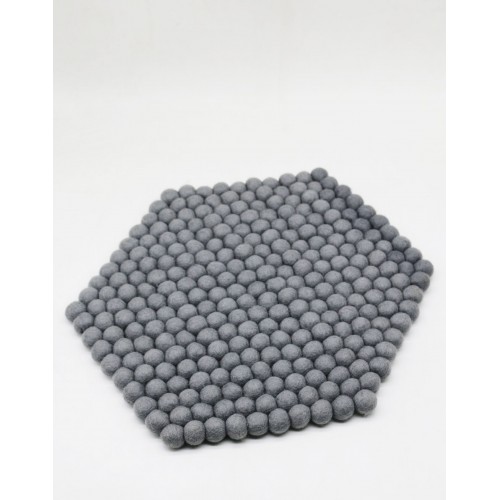 4 Pcs - Gray Felt ball Chair Pads