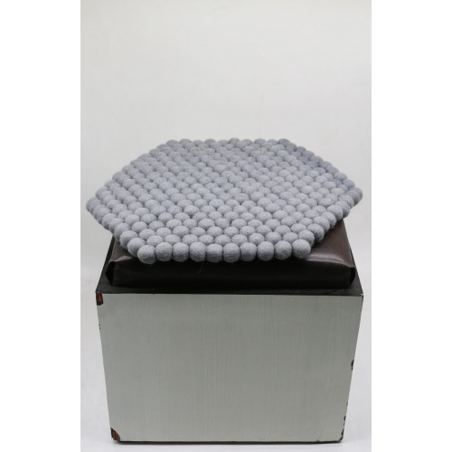 4 Pcs - Gray Felt ball Chair Pads