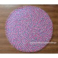 Four-color Felt Ball Rug