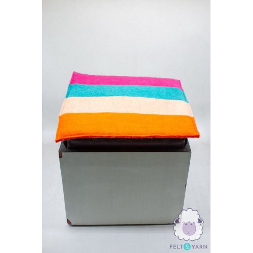 Vibrant Sheet Felt Chair Pad