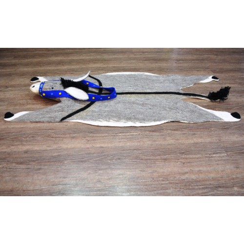 Gray Donkey Felt Sheet Mat