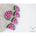 6cm Felt Watermelon Slice