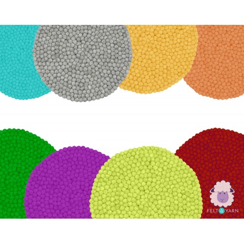 Multicolor Felt Seat Pad