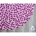 Multicolor Cheap Felt Ball Rug for Home - Felt & Yarn