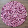 Multicolor Felt Ball Rug