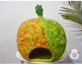 Pumpkin Design Felt Cat House