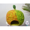 Pumpkin Design Felt Cat House