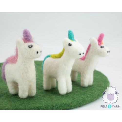10cm Felt Unicorn