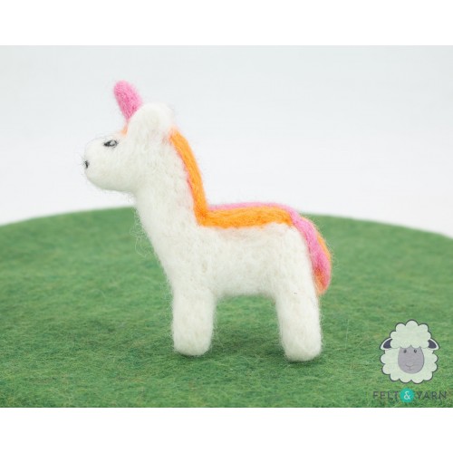 10cm Felt Unicorn