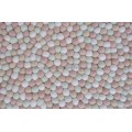 Pastel Color Felt Ball Rug