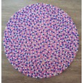 Multicolor Felt Ball Rug