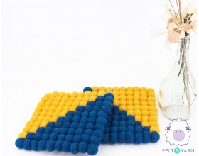 20cm Diagonal Split Yellow...
