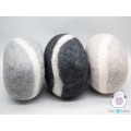 30x24x16cm Wool Felt Pouf | Handmade Felt Stone