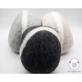 30x24x16cm Wool Felt Pouf | Handmade Felt Stone