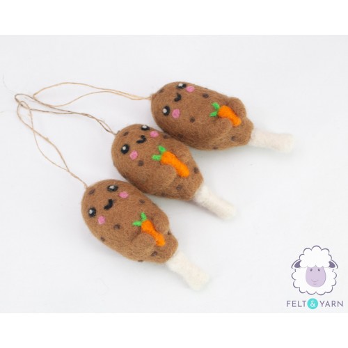 9cm Thanksgiving Turkey Leg