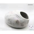Marble Design Felt Cat House