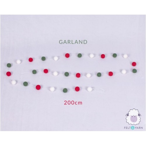 30pcs Christmas Tree Wool Ornaments Pack