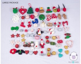 30pcs Christmas Tree Wool...