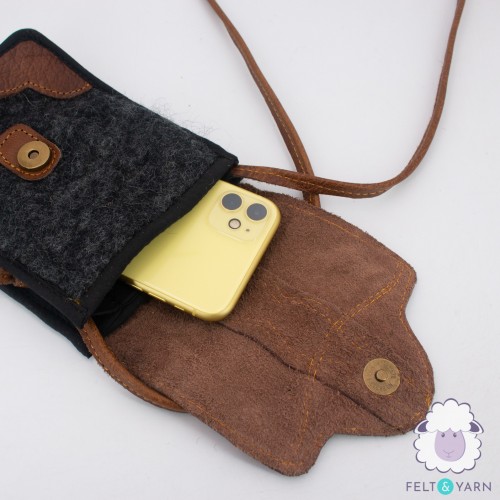 Handmade Felt Cross Body Bag