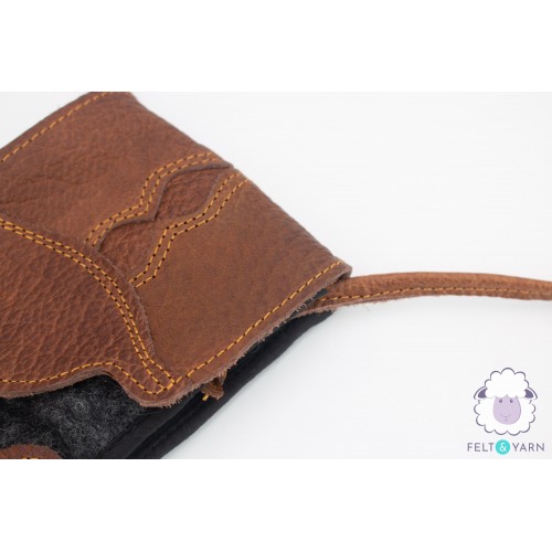 Handmade Felt Cross Body Bag