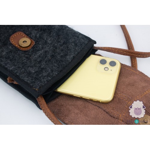 Handmade Felt Cross Body Bag