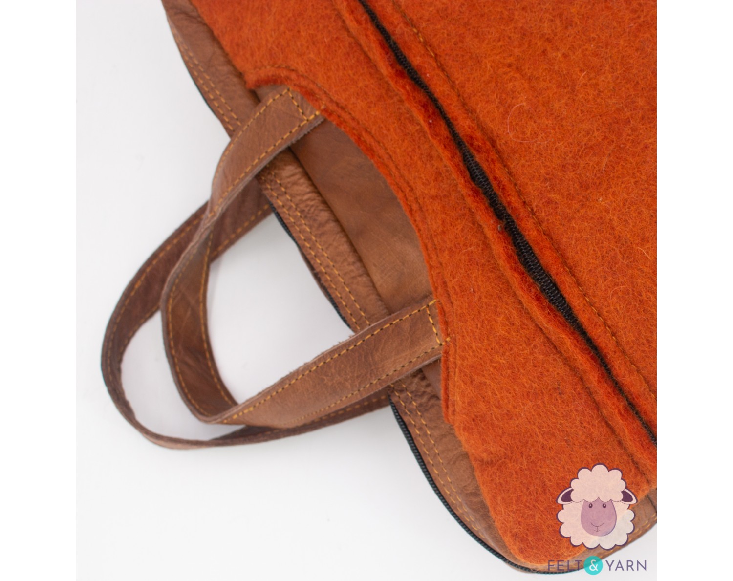 Textile + Leather Bag Strap