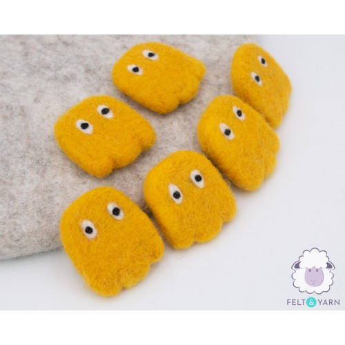 Felt Pac-man Characters