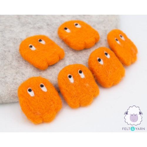 Felt Pac-man Characters