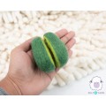 7 cm Wool Felt Avocado [Felt Fruit Set]- Felt & Yarn