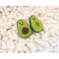 7cm Felt Avocado Set