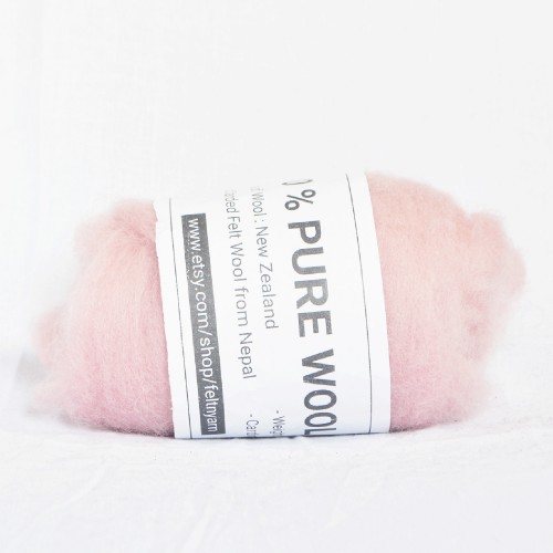 Bulk Wool Roving for Needle Felting - 40gram Roll