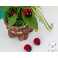 3cm Cute Felt Lady Bug