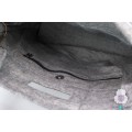 Handmade Grey Felt Tote Bag