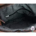 Classy Felt Bag with Leather Design
