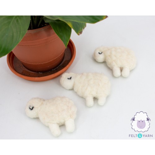 Needle Felt Flat Sheep