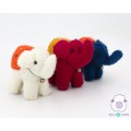 8cm Mini Felt Elephant Eco Toy