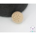4cm Wool Button Mushroom