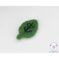 5cm Wool Felt Spinach