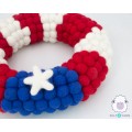 Felt Ball Wreath - 4th of July