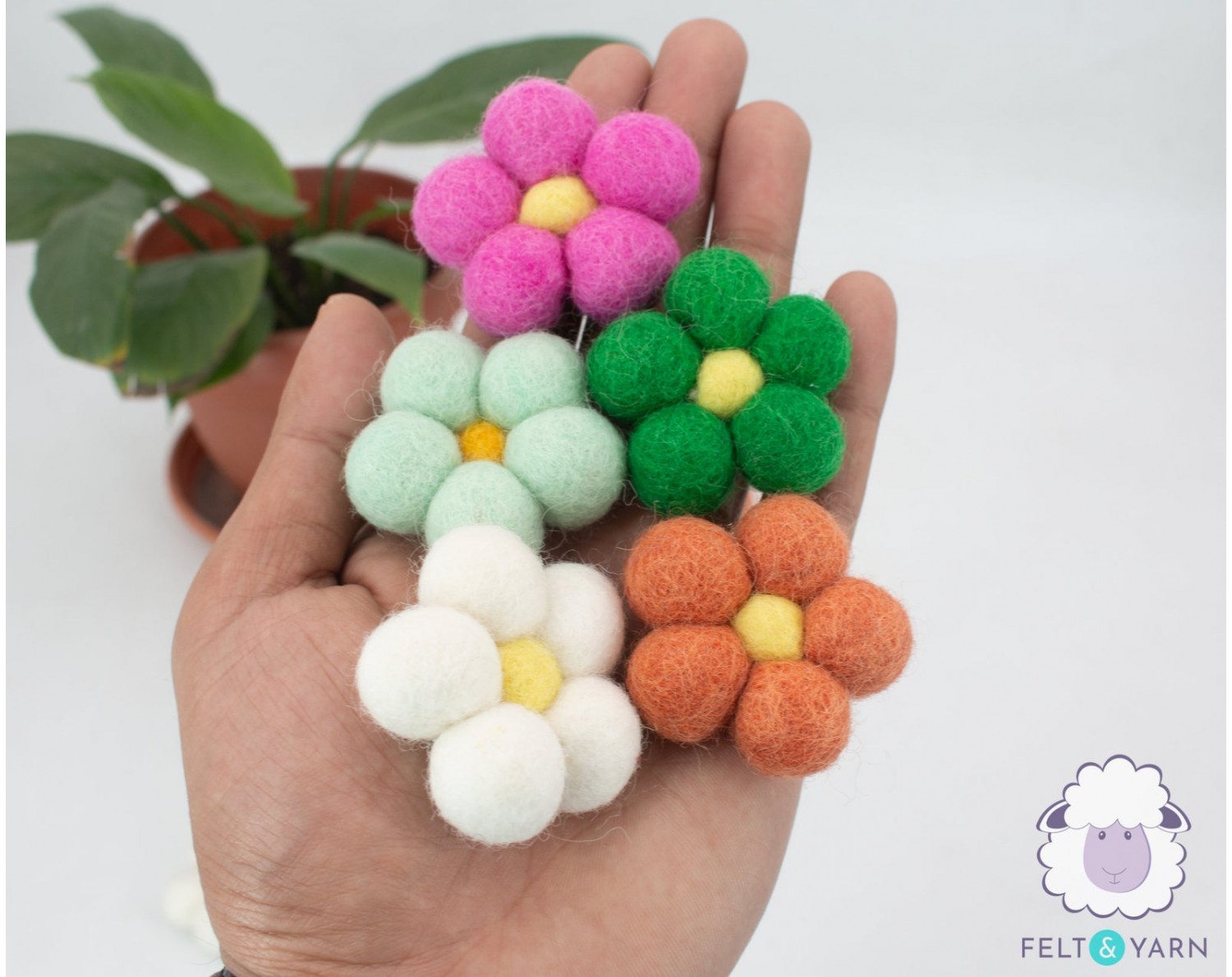 Felt Flower Craft Kit | Blush Forest