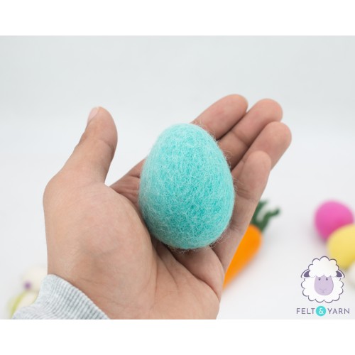 Felt Floral Design Easter Eggs